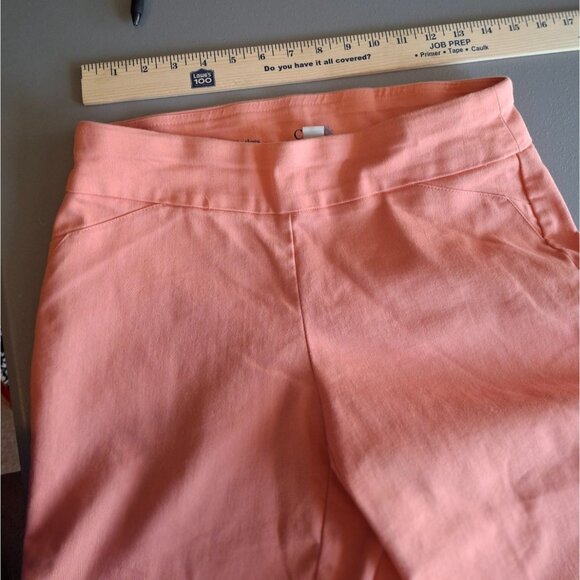 Croft & Barrow Effortless Stretch Capri Pants Womens Size 6 Regular Peach - Picture 7 of 10